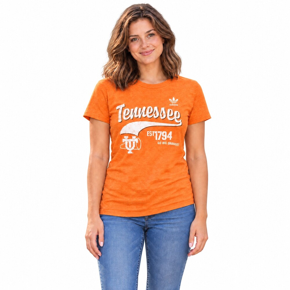 Adidas Women's Tennessee Volunteers Collegiate Fearless Short Sleeve Tee Large